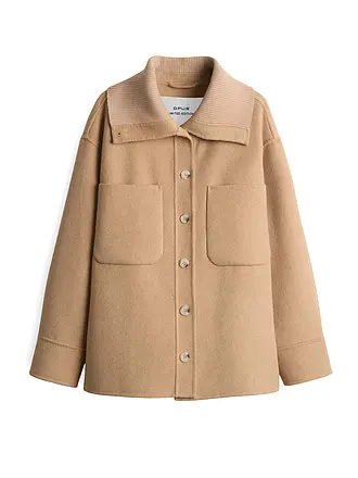 OPUS | Wolljacke JOSIA | hellbraun